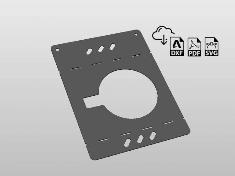 Ratio Rite Caddie Holder DXF files