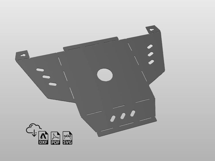 StepFIVE40 Shop Towel Box Holder DXF File