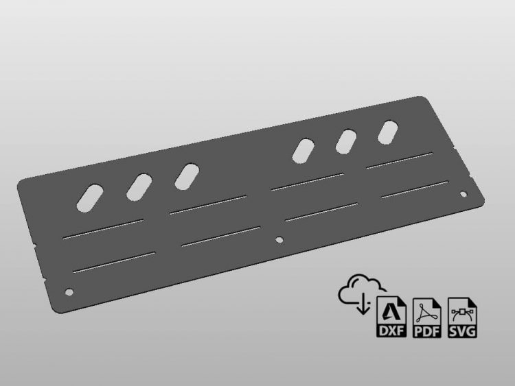 Tape Measure Holder Rack Plasma DXF File